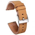 Fossil Gen 5 | Calfskin Leather Watch Bands | Gingerbread
