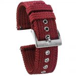 WITHINGS NOKIA ACTIVITE AND STEEL HR | Canvas Watch Band | Red