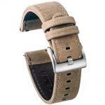 FOSSIL GEN 5 | Genuine Leather Watch Bands | Grey