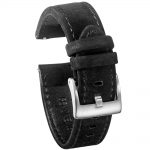 Samsung Galaxy Watch | Genuine Leather Watch Bands | Black