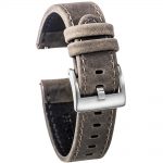 Samsung Gear S2 | Genuine Leather Watch Bands | Dark Grey