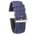 WITHINGS NOKIA ACTIVITE AND STEEL HR | Canvas Watch Straps | Blue