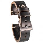 Samsung Gear Sport | Horween Leather Watch Bands | Black