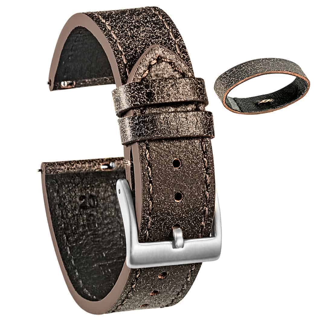 Natural Horween Leather Watch Bands Quick Release