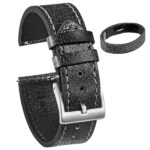Samsung Gear S2 Watch Bands  | Dark Grey Mastrotto Leather | Hemsut