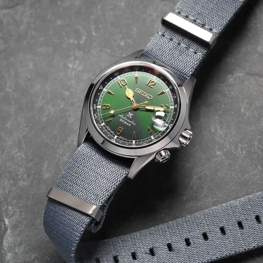 Top 65+ imagen seiko alpinist on nato strap