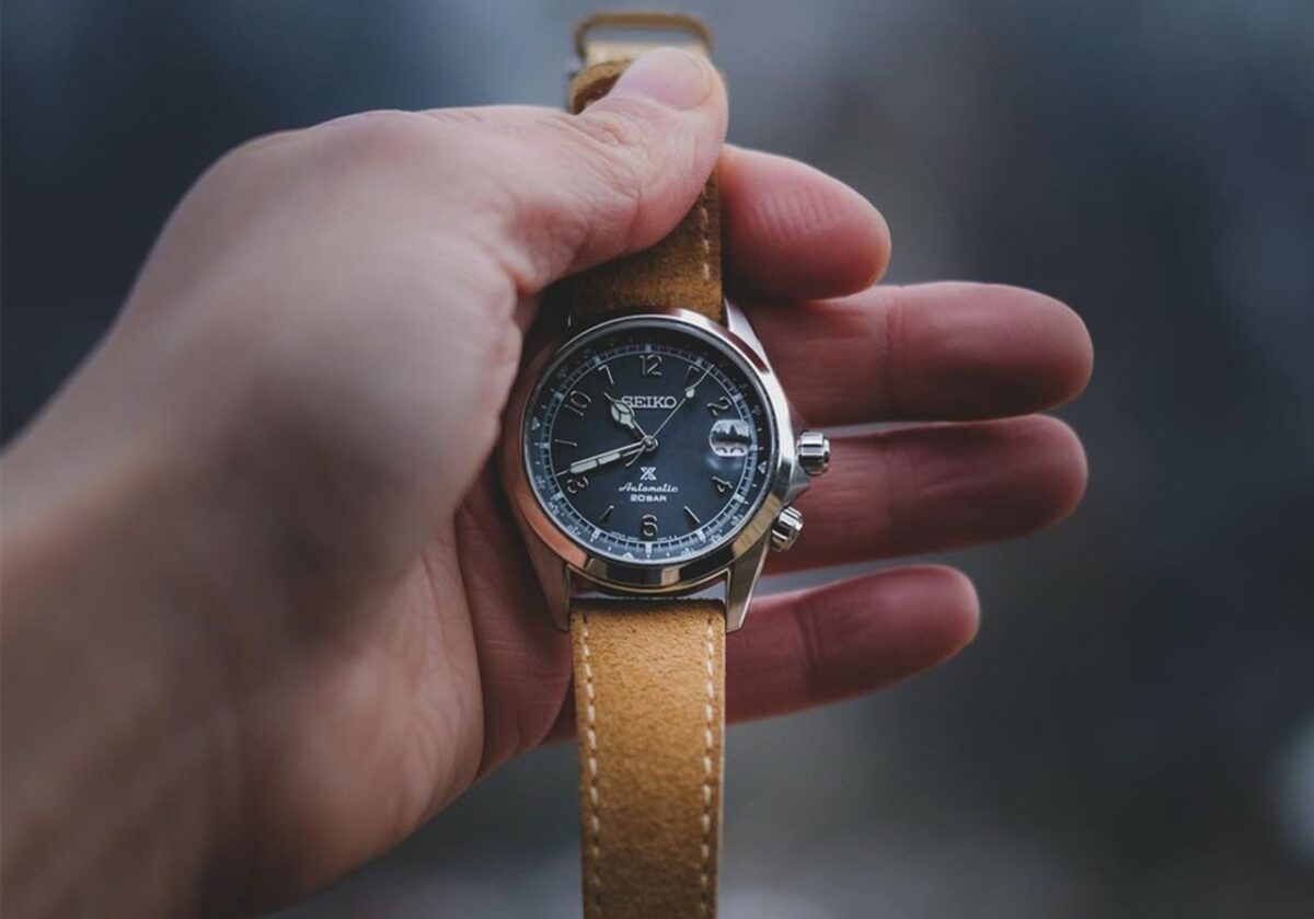 Total 52+ imagen leather strap for seiko alpinist