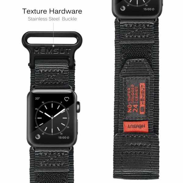 5 Colors Super Rugged Sporty Apple Watch Bands | Hemsut