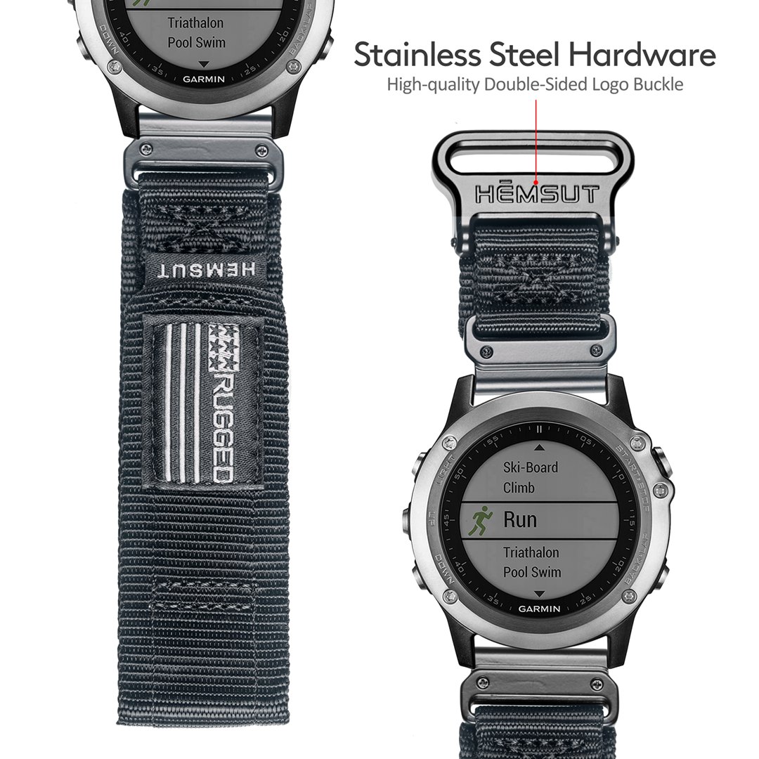 Hr Majestætisk tennis Super Rugged Garmin Watch Bands | Hemsut