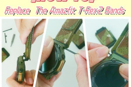 how to replace Amazfit T-Rex2 Band