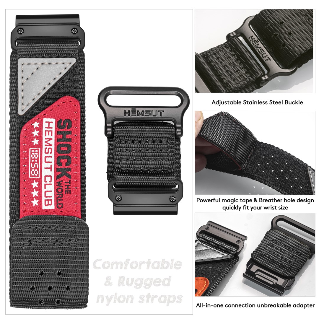 Shock The World Garmin Watch Straps Hemsut