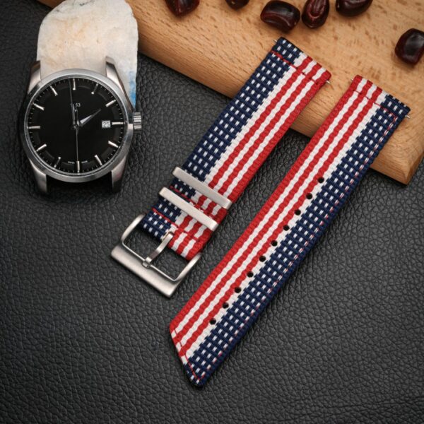 UK Flags Nylon Watch Straps XL Size Hemsut