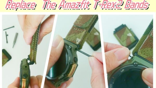 how to replace Amazfit T-Rex2 Band